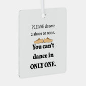 2 Schuhe oder keine weißen Ornament Aus Metall (Vorderseite Rechts)