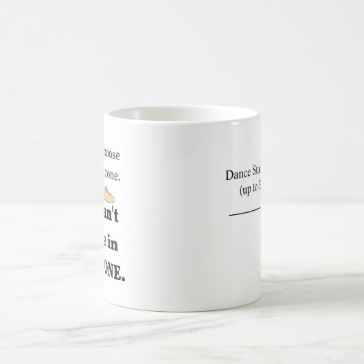 2 Schuhe oder keine weißen Pers. Kaffeetasse (Mittel)