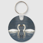 2 Schwäne Schlüsselanhänger (Vorderseite)