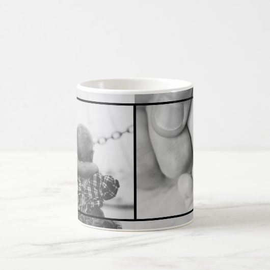 2 Schwarz-Weiß-Fotos Kaffeetasse (Mittel)