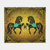 2 schwarzes friesisches fleecedecke (Vorderseite (Horizontal))