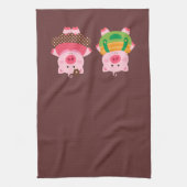 2 Schwein-Geschirrtücher Geschirrtuch (Vertikal)