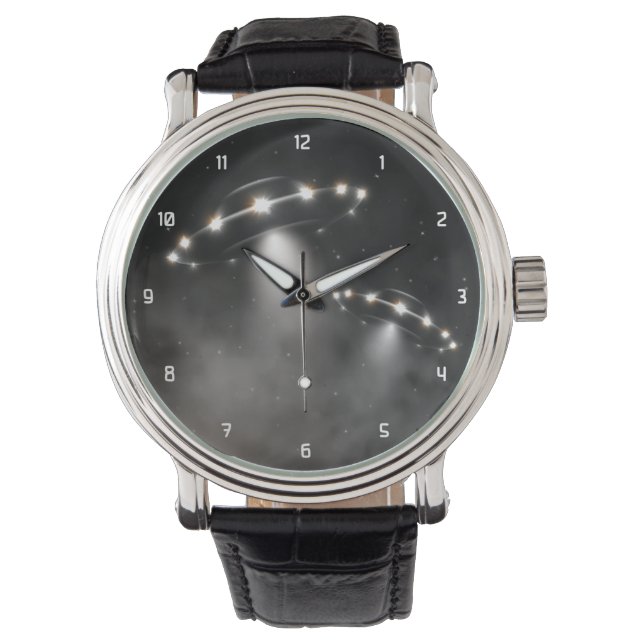 2 Sehr Coole UFOs Armbanduhr (Vorderseite)