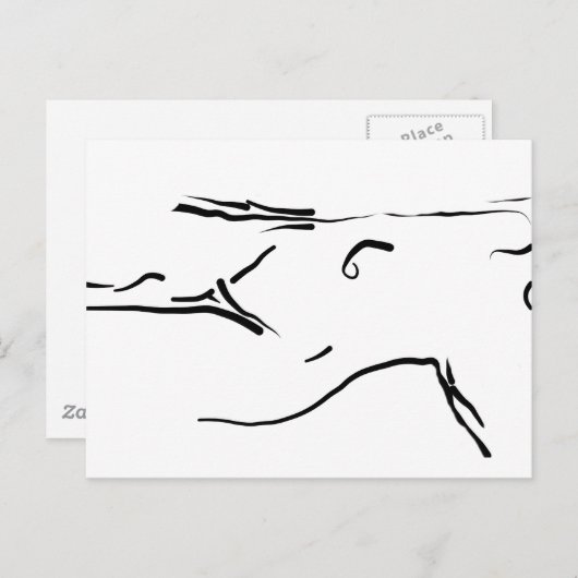 2 Sehr schön Postkarte (Vorne/Hinten)