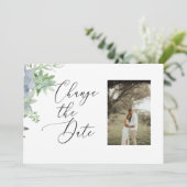 2 Seite Ändern Sie das Datum der Fotokarte - Sukku Save The Date (Stehend Vorderseite)