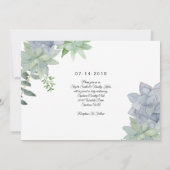 2 Seite Ändern Sie das Datum der Fotokarte - Sukku Save The Date (Rückseite)