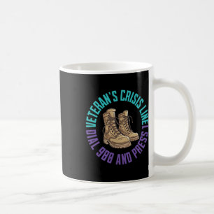 (2) Seite: Militärische Veteran Suizidbewusstsein Kaffeetasse