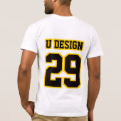 2 SEITE WEISSE GOLD Bella Leinwand T-Shirt Mens (Rückseite)