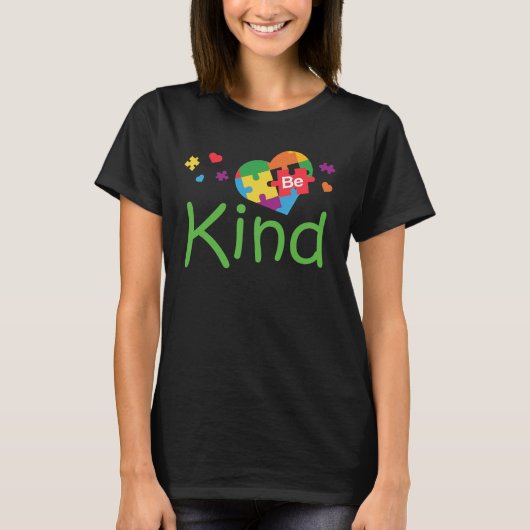 2 Seiten Autismus Bewusstsein ist ein Kind Puzzle  T-Shirt (Vorderseite)