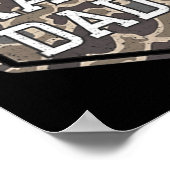 2 Seiten Camo Rad Dad Retro-Tarnung Daddy Poster (Ecke)