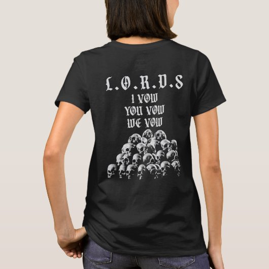 2 Seiten, die ich Ihnen gezeigt habe, wie wir das T-Shirt (Rückseite)