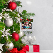 2 Seiten, Foto-Verzierung, Personalisiert Keramikornament