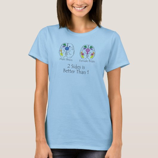 2 Seiten für Frauen (Front) T-Shirt (Vorderseite)