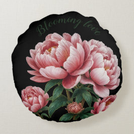 2 Seiten Schwarz & Weiß Blütenwerfen Liebe Kissen