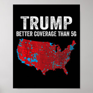 2 Seiten Trump besser abdecken als 5g können Sie h Poster