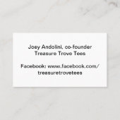 2 Seiten Visitenkarten Visitenkarte (Rückseite)