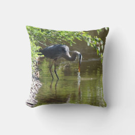 2-seitig Great Blue Heron Throw Kissen