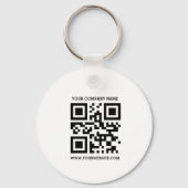 2-seitig, Logo, QR-Code, Unternehmen, Geschäfts-UR Schlüsselanhänger (Rückseite)