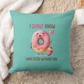 2-seitig Personalisiertes Niedliches Donut-Kissen Kissen (Decke)