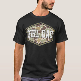 (2 seitig) Tarngirl-Vater-Tarnung Vater eines Mädc T-Shirt