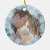 2-seitig Verheiratetes Foto Keramik Ornament (Vorne)