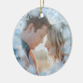 2-seitig Verheiratetes Foto Keramik Ornament (Links)