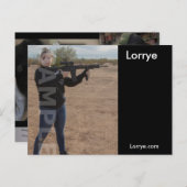 2-seitige Actor & Model Headshot Comp Postkarte (Vorne/Hinten)