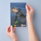 2-seitige Actor & Model Headshot Comp Postkarte Flyer (Handgriff)