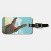 2-seitige Alligator-Chop Gepäckanhänger (Vorderseite horizontal)