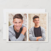 2-seitige Ankündigung von Braunen Abschluss 3 Foto (Rückseite)