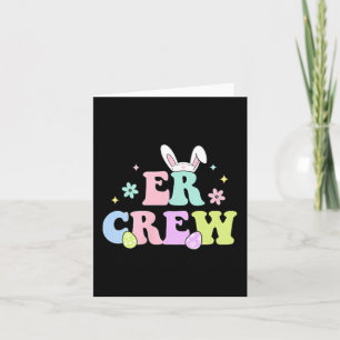 2-seitige ER-Crew ER-Abt. Ostern Nurse Notfall Karte