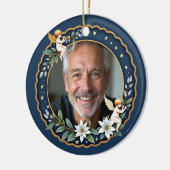 2-seitige Erinnerungs-Weihnachts-Engelsumarmung Keramik Ornament (Links)