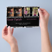 2-seitige, erschwingliche Schauspieler-Headshot-Ka Flyer (Handgriff)