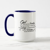 2-seitige Geländegebet & Bora Bora Island Tasse (Links)