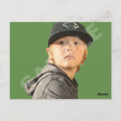 2-seitige Headshot-Comp-Karte des Schauspielermode Postkarte (Rückseite)