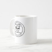 2-seitige Honig-Tasse Kaffeetasse (Vorderseite Links)