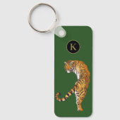 2-seitige Junge Wilde und Freie Tiger Monogram Gre Schlüsselanhänger (Vorderseite)