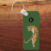 2-seitige Junge Wilde und Freie Tiger Monogram Gre Schlüsselanhänger (Vorderseite)