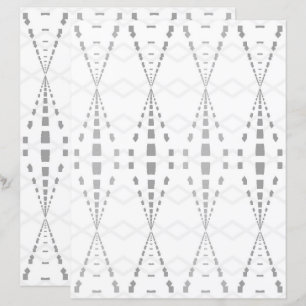 2-seitige Ley-Linien-Lt-Graustufen-Scrapbook-Seite
