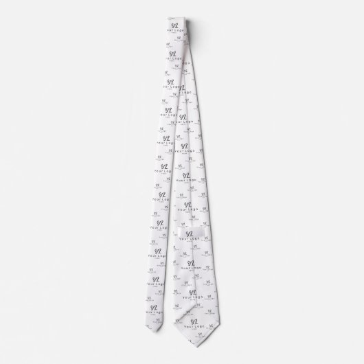 2-seitige Logomuster Geschäftsmarkenpersonal Krawatte (Rückseite)