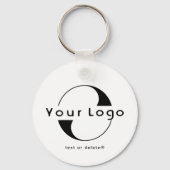 2-seitige Logos und QR-Code für sauberes Unternehm Schlüsselanhänger (Vorderseite)