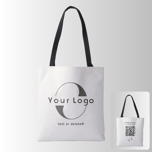 2-seitige Logos und QR-Code, Off white Company Bus Tasche