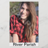 2-seitige Modell-Headshot-Kartenmodelle Flyer (Vorne)