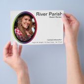 2-seitige Modell-Headshot-Kartenmodelle Flyer (Handgriff)