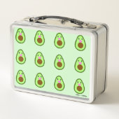 2-seitige Niedliche Kawaii-Avocado-Küche ist mein Metall Brotdose (Rückseite)