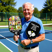 💗 2-seitige Paddel für Text und Foto Pickleball Schläger