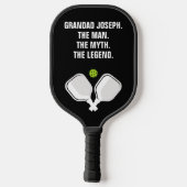 💗 2-seitige Paddel für Text und Foto Pickleball Schläger (Rückseite)