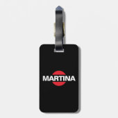 2-seitige RACING Gepäckanhänger (Rückseite vertikal)