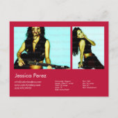 2-seitige Schauspieler und Modell 2 Shot Red Heads Postkarte (Vorderseite)