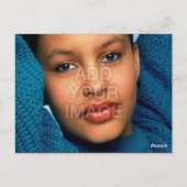 2-seitige Schauspieler und Modell-Brawn-Headshot-C Postkarte (Rückseite)